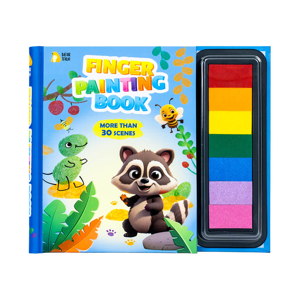 Finger Painting Book with Color Ink Pad - Koala