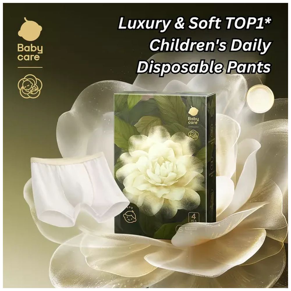 Babycare - Golden Camellia Soft Disposable Underwear 4 Pcs