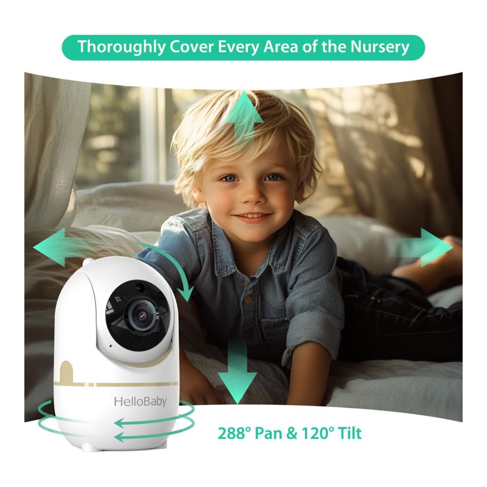 Hello Baby 3.2-inch Color LCD Screen Video Baby Monitor With Remote Camera