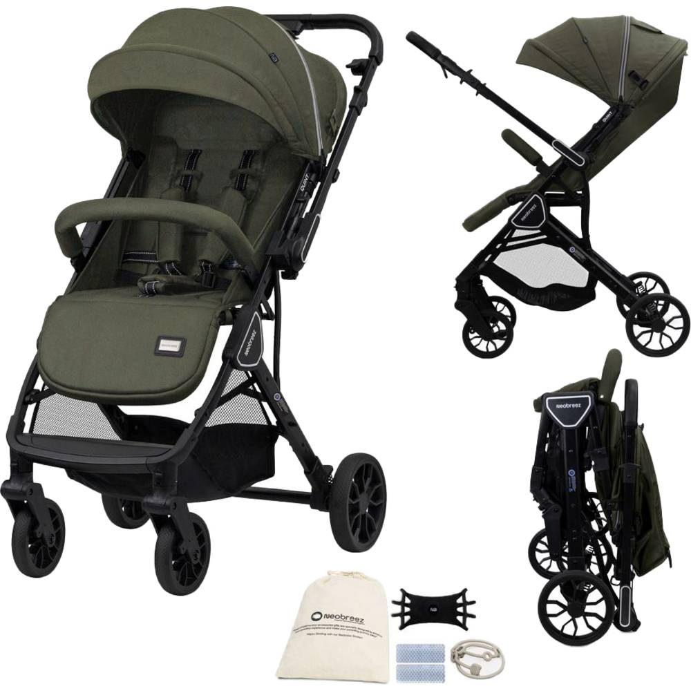 Neobreez - Quint Reversible Stroller Travel Stroller  -  Green