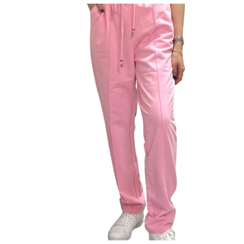 Stylebug - Women's Printed Joggers - Bubble Gum Pink