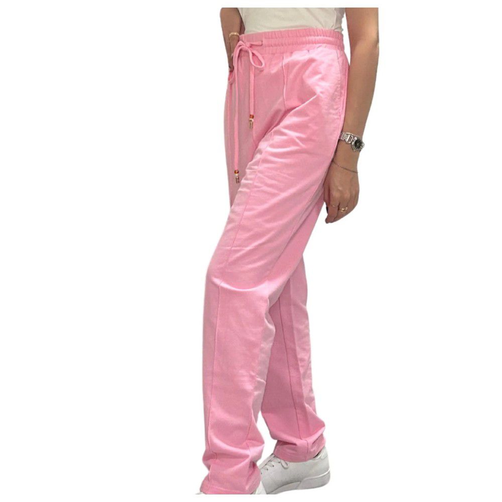 Stylebug - Women's Printed Joggers - Bubble Gum Pink