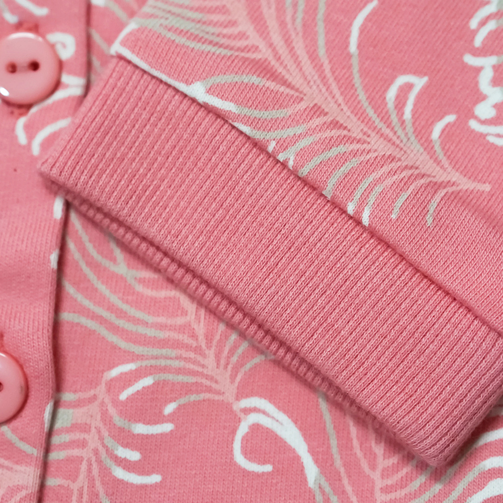 Lucy & Sam - Girl's Peacock Cardigan - Pink