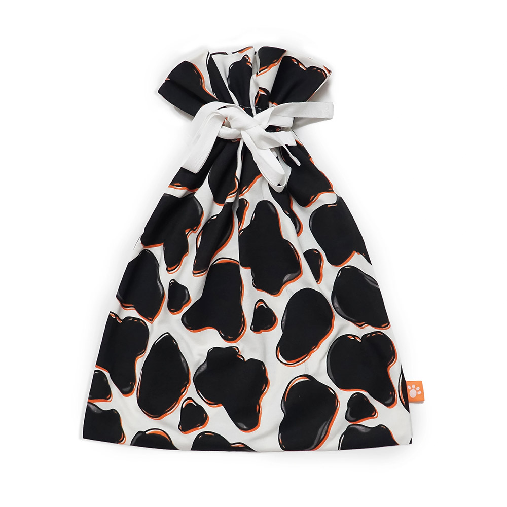 Lucy & Sam - Baby Cow Babygrow With Bib, Hat And Drawstring Bag