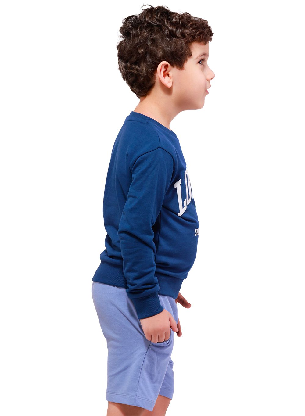 Nuego - London Printed Boy's Sweatshirt - Blue