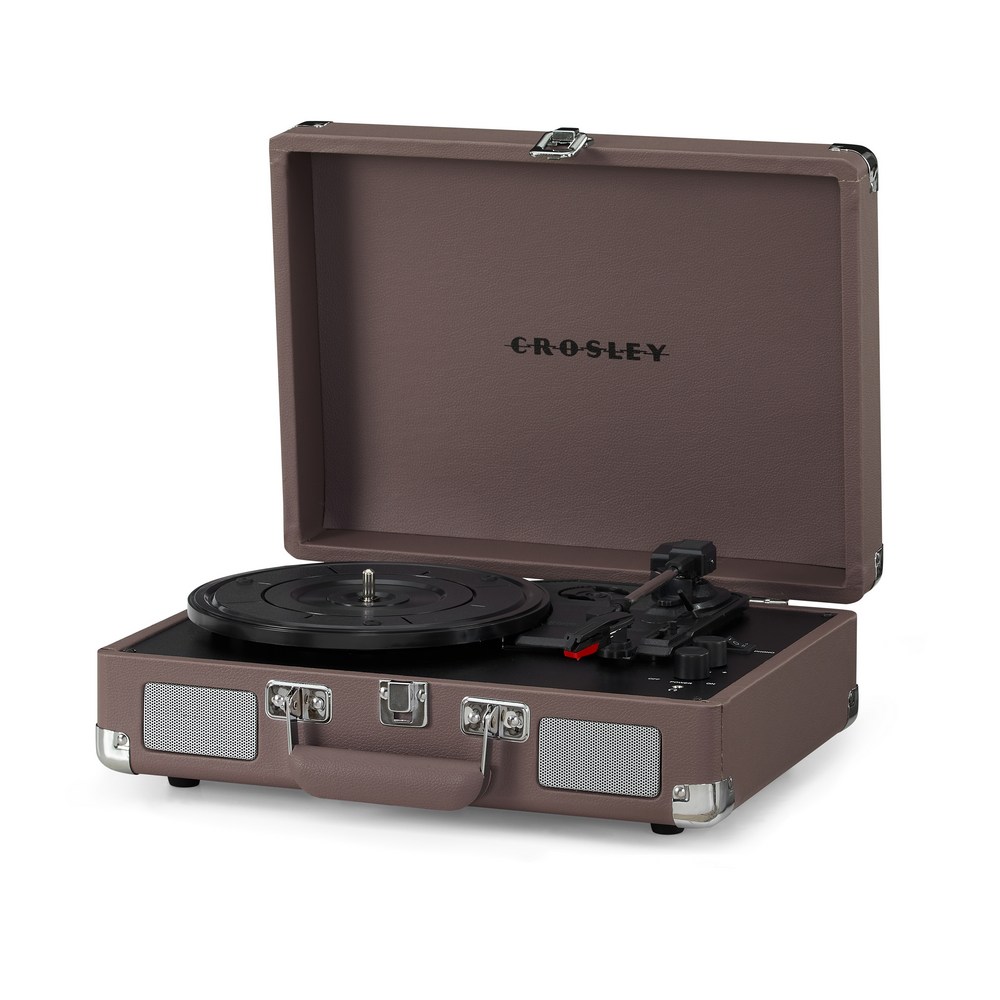 Crosley - Cruiser Plus Portable Turntable With Bluetooth In/Out - Purple Ash