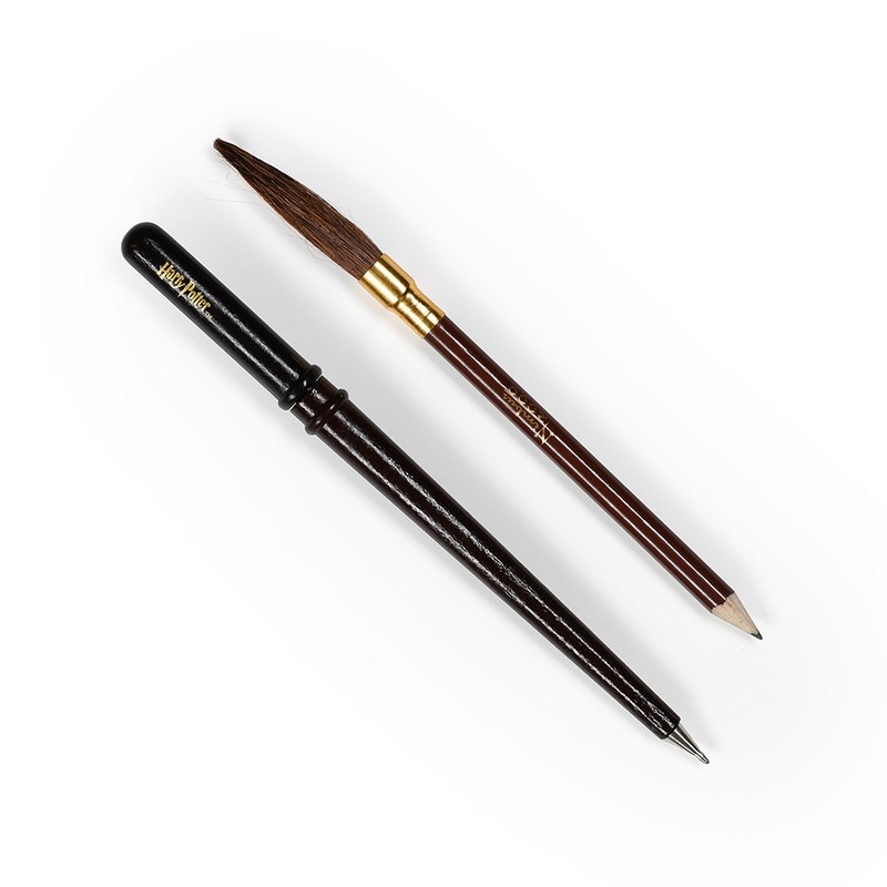 Pyramid International - Pen And Pencil Set - Harry Potter Wand And Broom - 2pcs