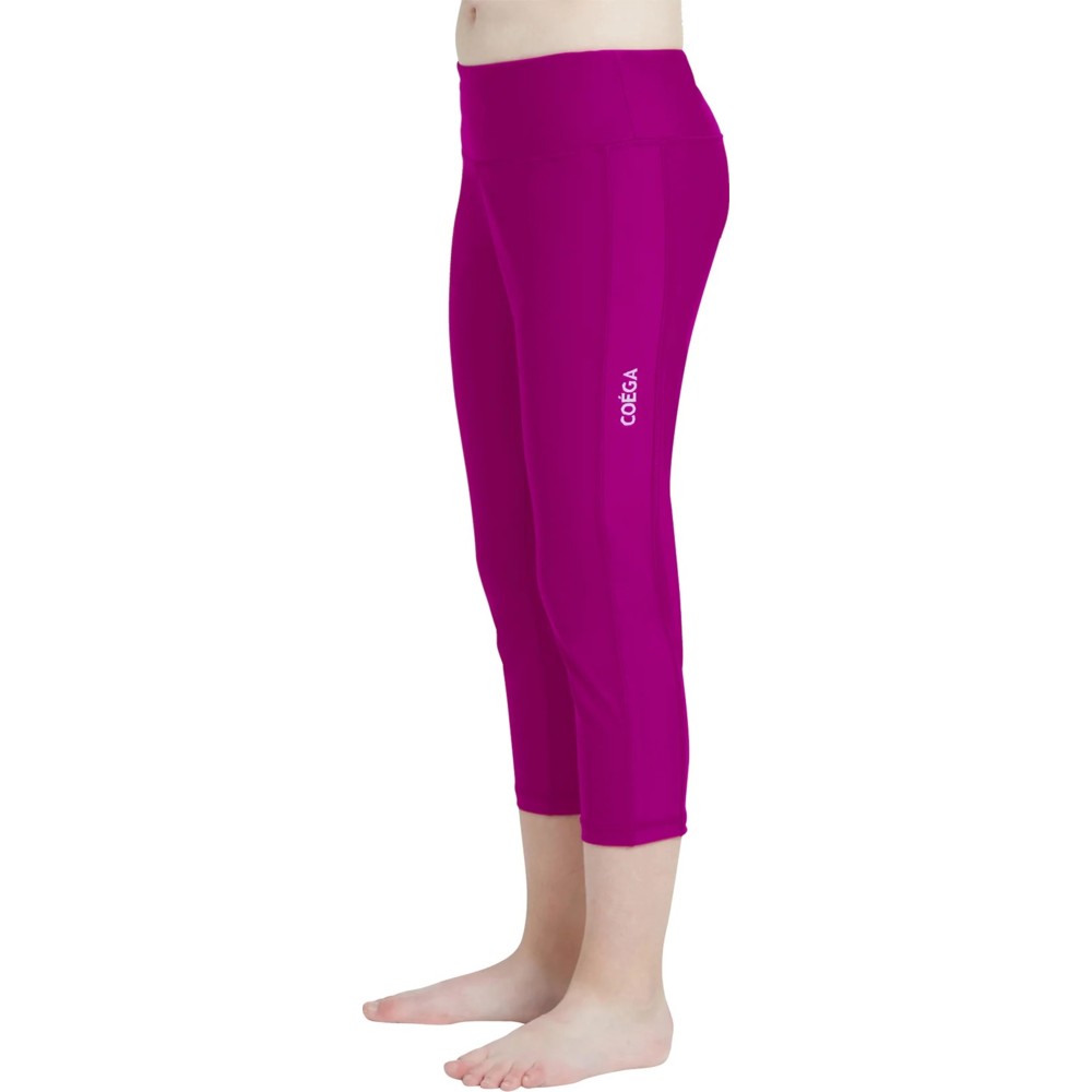 Coega Sunwear - Girl's 3/4th Tights - Purple
