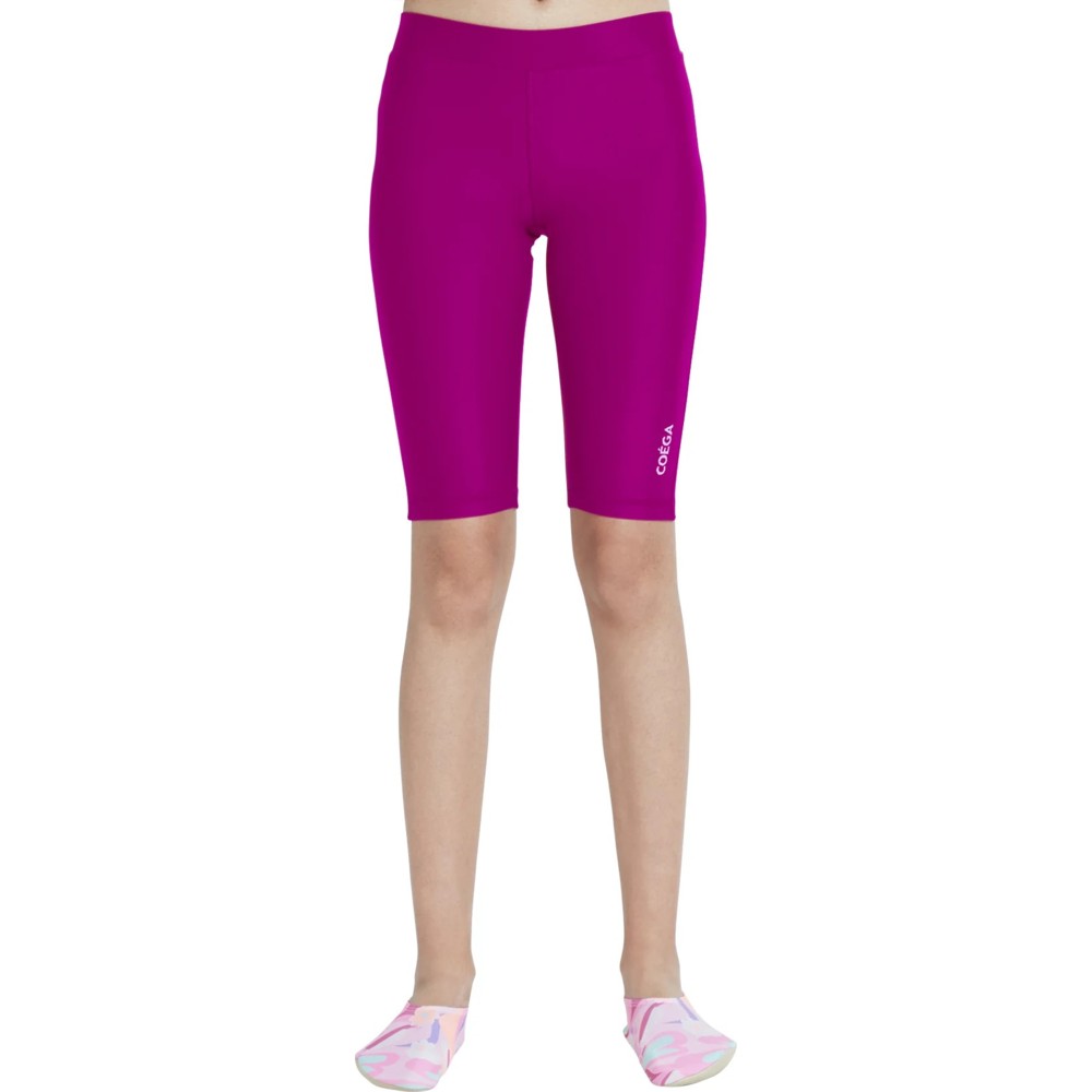 Coega Sunwear - Girl's Long Swim Shorts - Purple