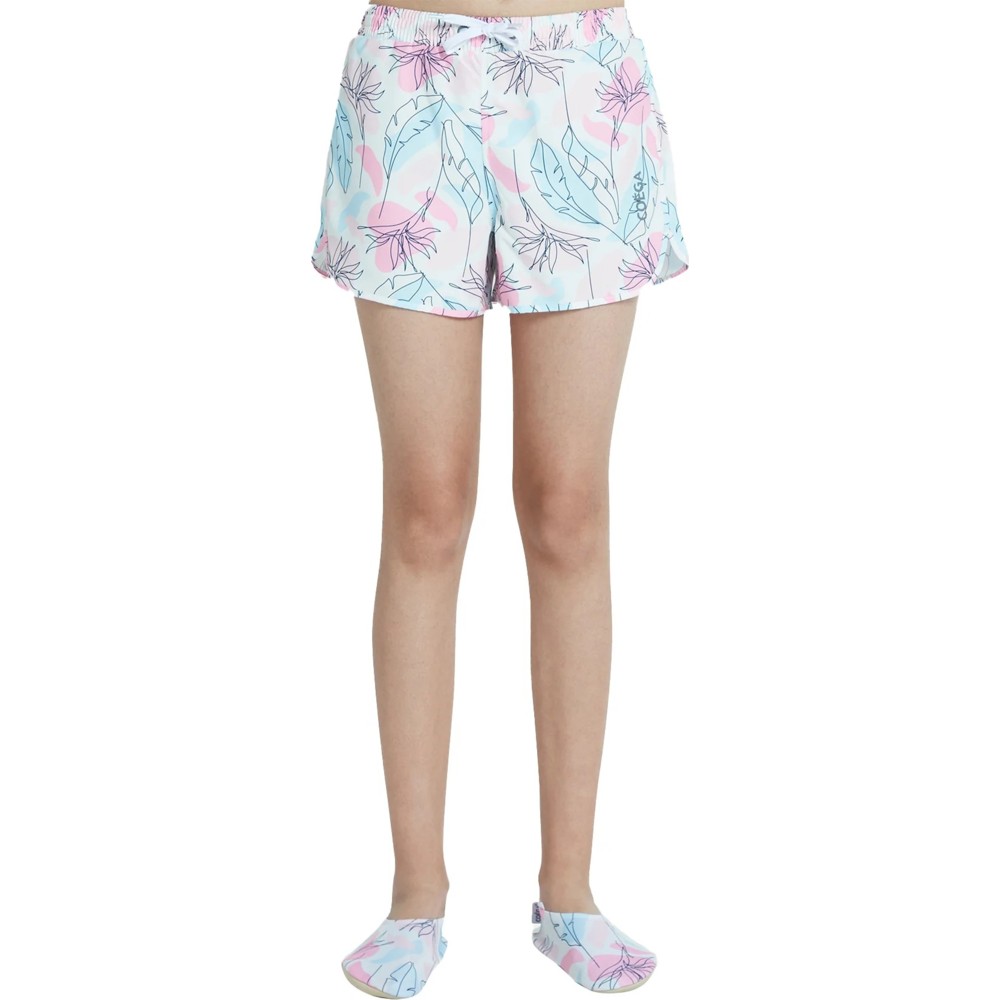 Coega Sunwear - Girl's Boardshorts - Nero Floral Drawings