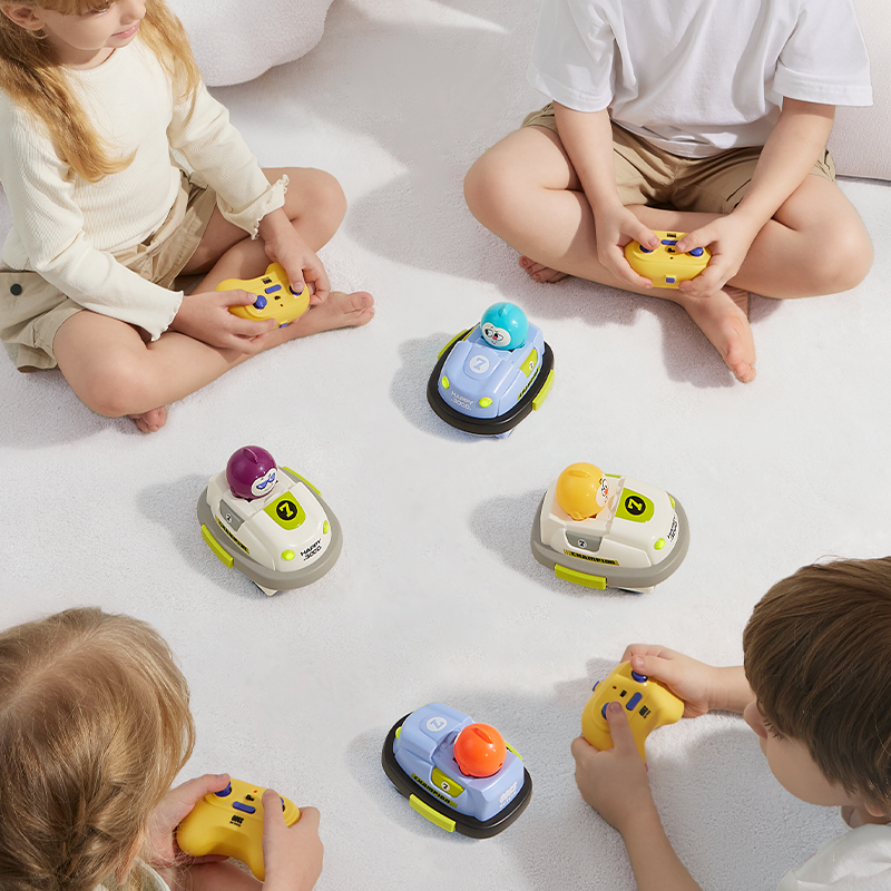 Babycare - RC Bumper Car Toy Playset - Multicolor - 6 Pcs