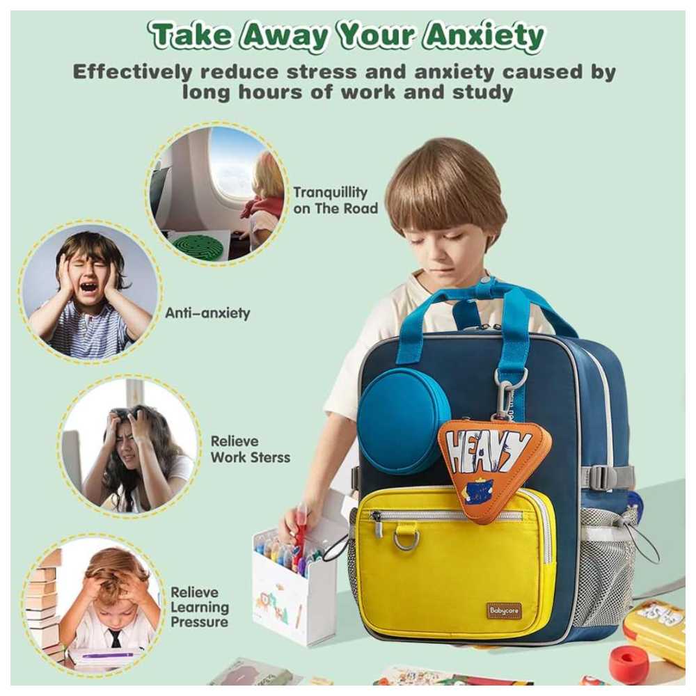 Babycare - ErgoFit Kid's Backpack - Blue - 15-Inch/38.5cm