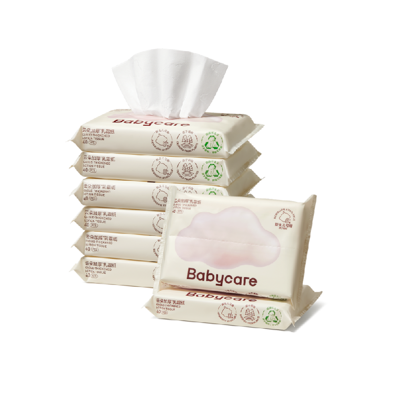 Babycare - Cloud Thickened Lotion Tissue 40s - Pack of 8