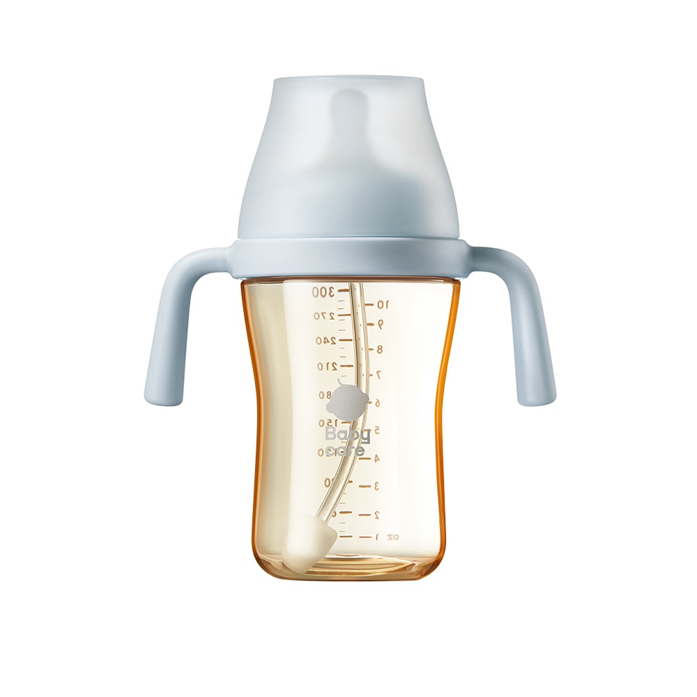 Babycare - Tilted Anti Choking Training Feeding Bottle Cup - 300ml