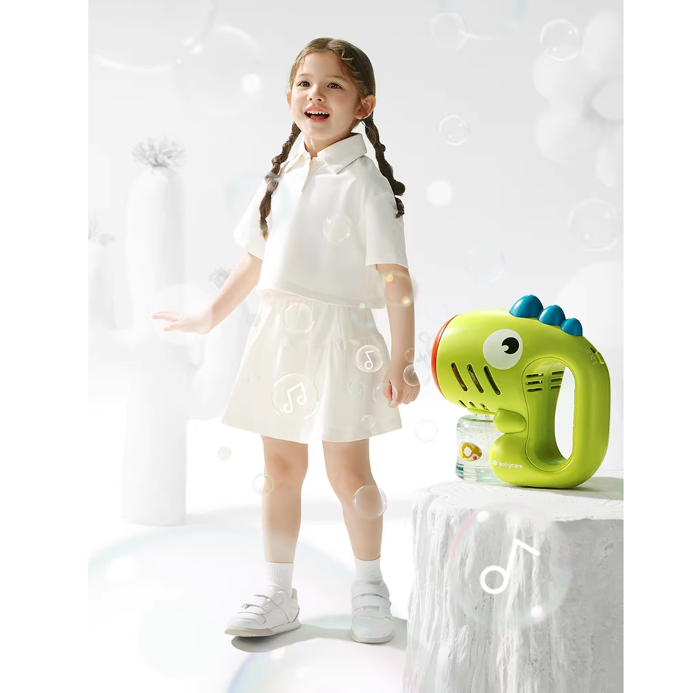 Babycare Dinosaur Handheld Electric Bubble Machine