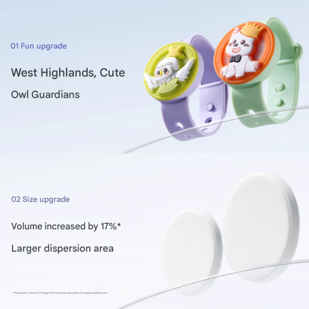 Babycare Essential Oil Mosquito Repellent Bracelet - Green