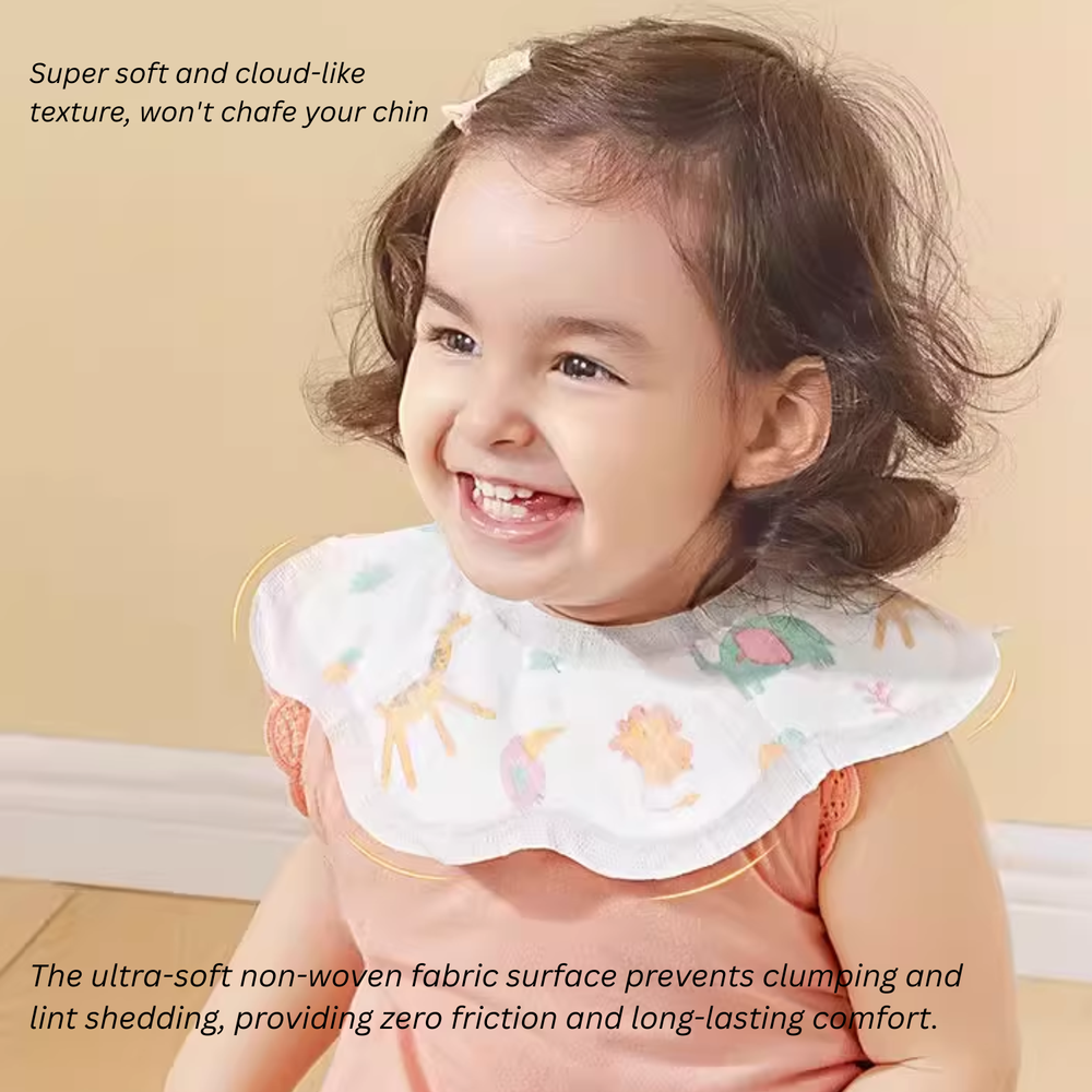 Babycare - Disposable Saliva Towel 20pcs - Puppy Green