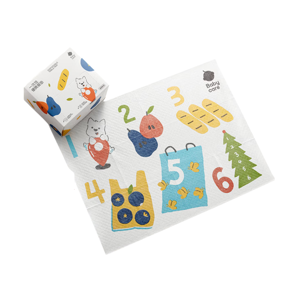 Babycare - Baby Disposable Table Mat - Multicolor - 20 Pcs