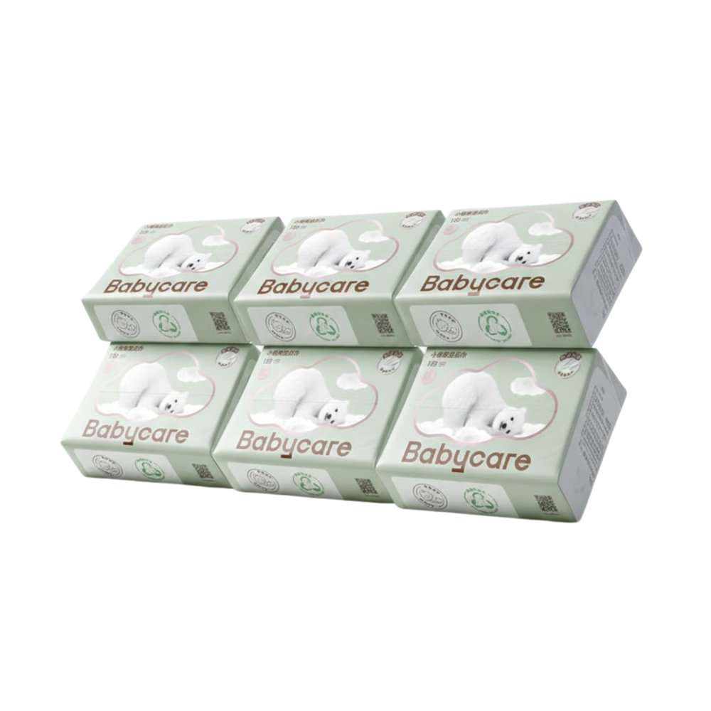 Babycare - Bear Moisturizing Tissue - Pack Of 6 - 150 Pcs