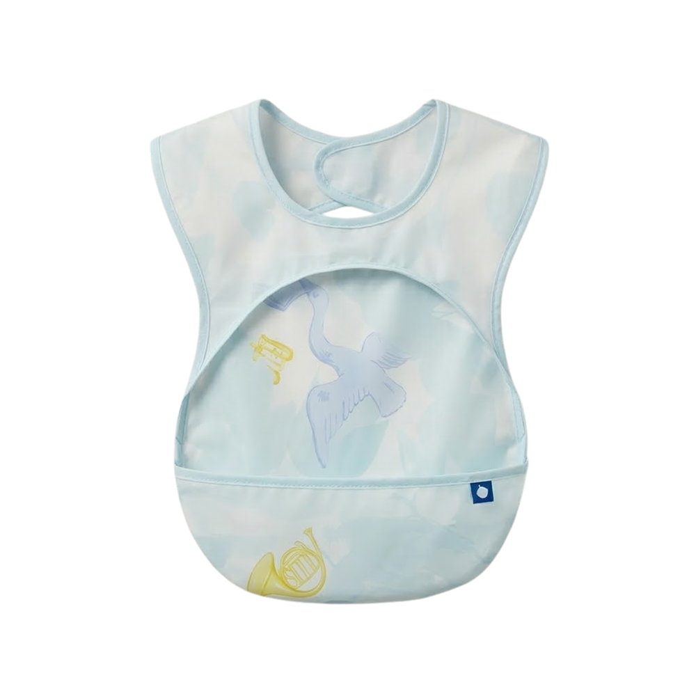 Babycare - Sleeveless Feeding Bib - Blue