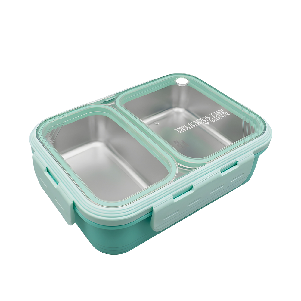 Cravista - 2-Compartments Bento Lunch Box - Multicolor - 700 ml
