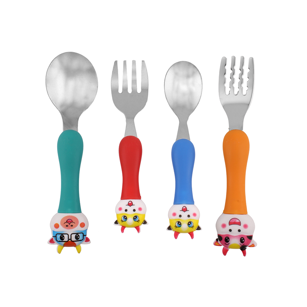 Cravista - Cow Kids Cutlery Set - 4pcs