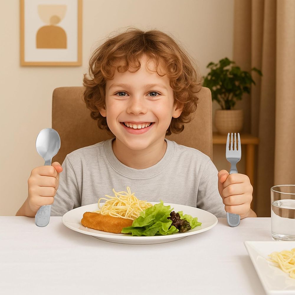 Brain Giggles - Cravista Kids Cutlery Set With Case - Bear