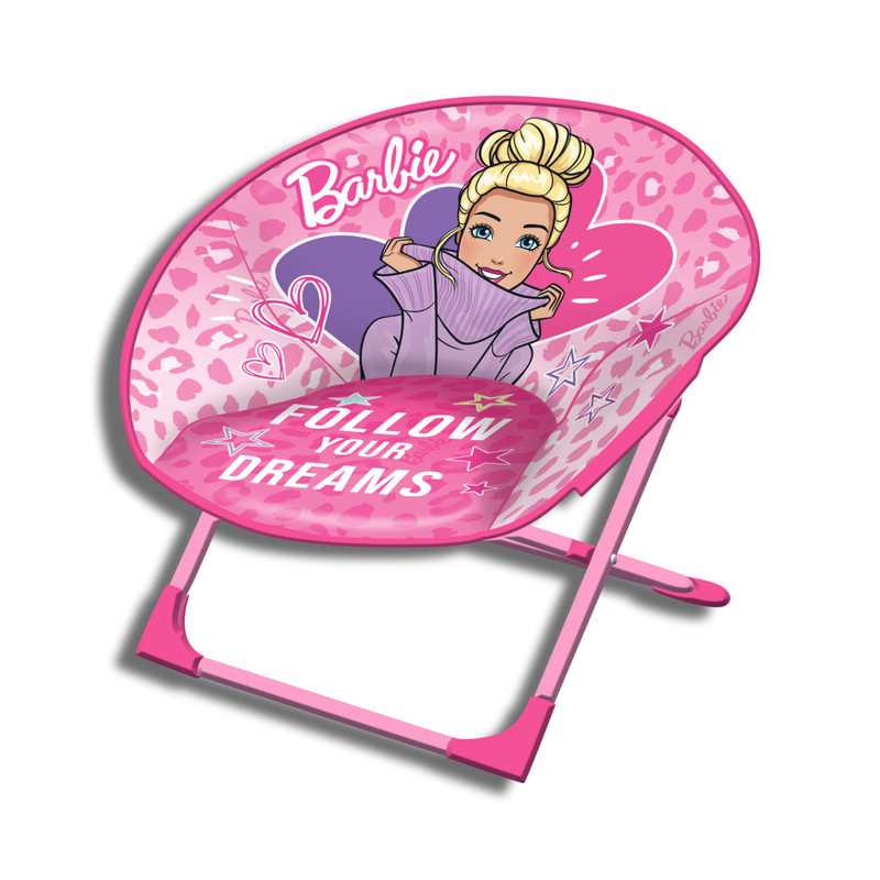 Mattel - Barbie Follow Your Dreams Kids Moon Chair - Pink