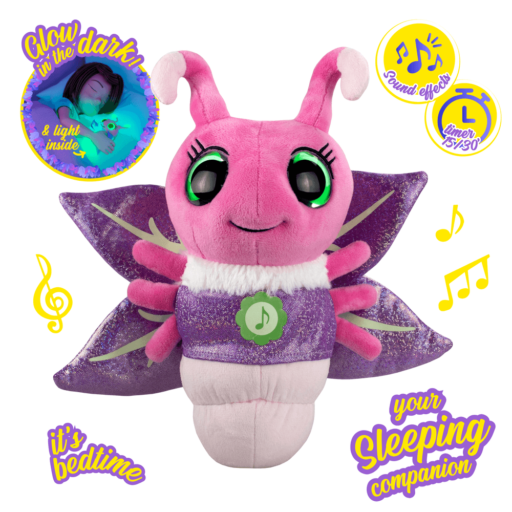 Glowies Fireflies Glow In The Dark Plush Toy - Multicolor