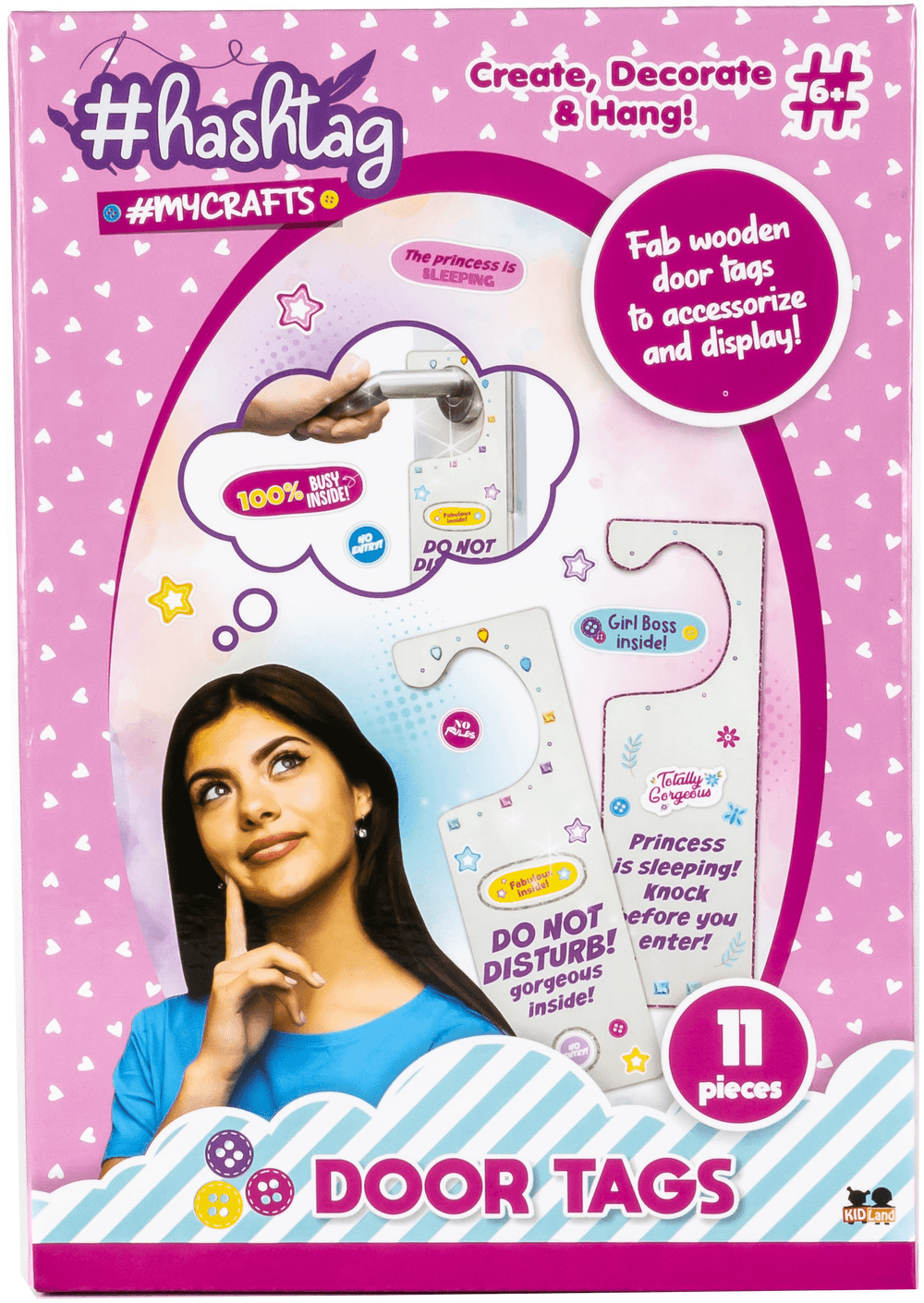 Hashtag My Crafts Door Tags DIY Kit - 11 Pcs