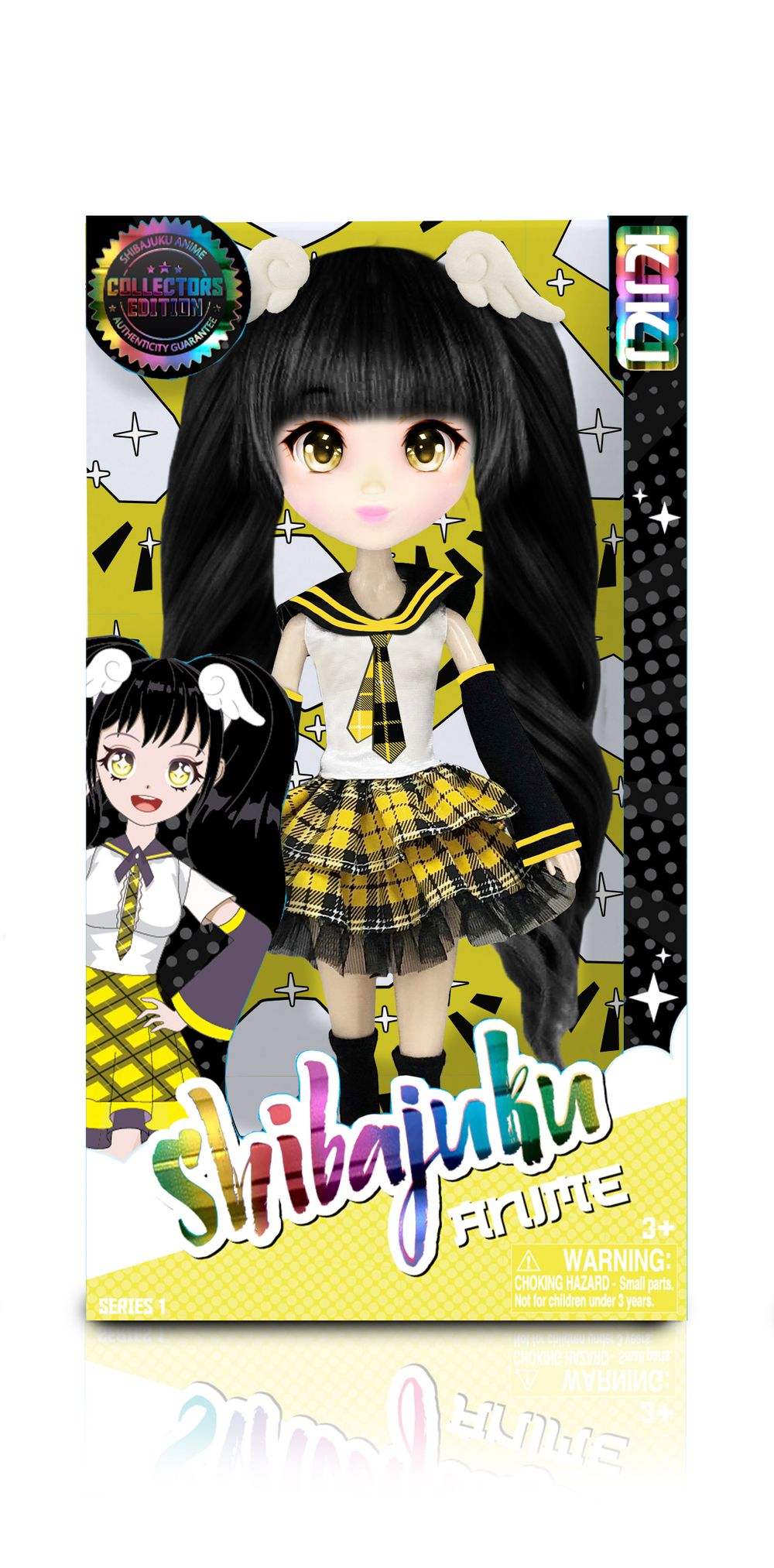 Shibajuku Kiki Anime Fashion Doll - 33 cm