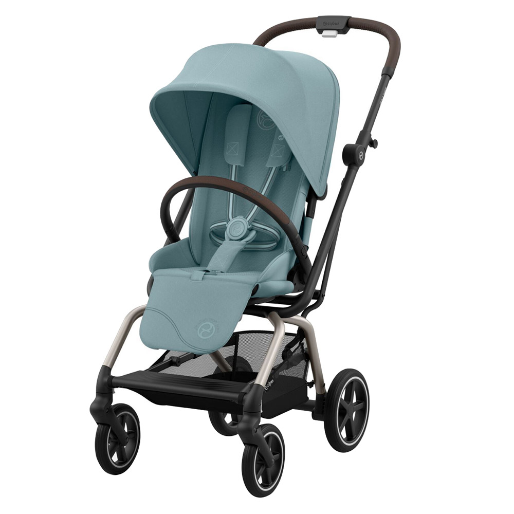 Cybex - Eezy S Twist Plus 2 Stroller - Stormy Blue/Taupe