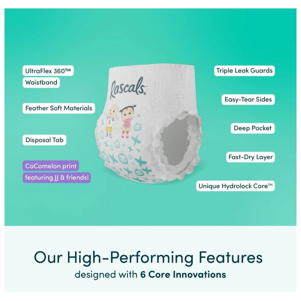 Rascals Training Diaper Pants - Size 5 - 13-18 kg - 50 Pcs