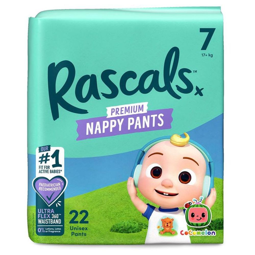 Rascals Cocomelon Edition Training Diaper Pants - Size 7 - 17+ kg - 22 Pcs