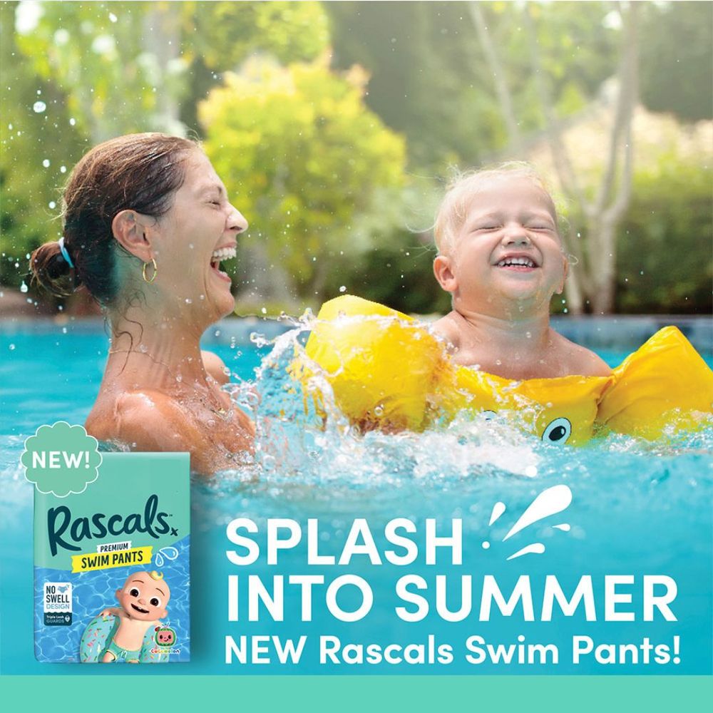 Rascals - Premium Cocomelon Swim Pants - Size M - 10-15kg - 14pcs