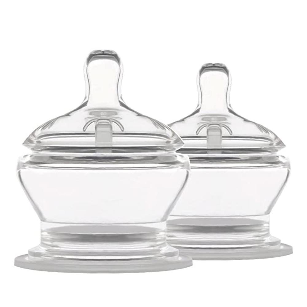 PopYum - Slow Flow Anti-Colic Nipples - Pack of 2 - Stage 1