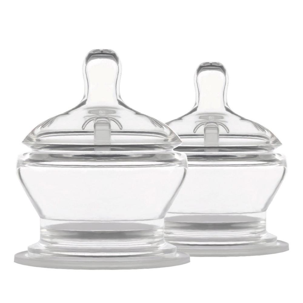 PopYum - Extra Fast Flow Anti-Colic Nipples - Pack of 2 - Stage 4