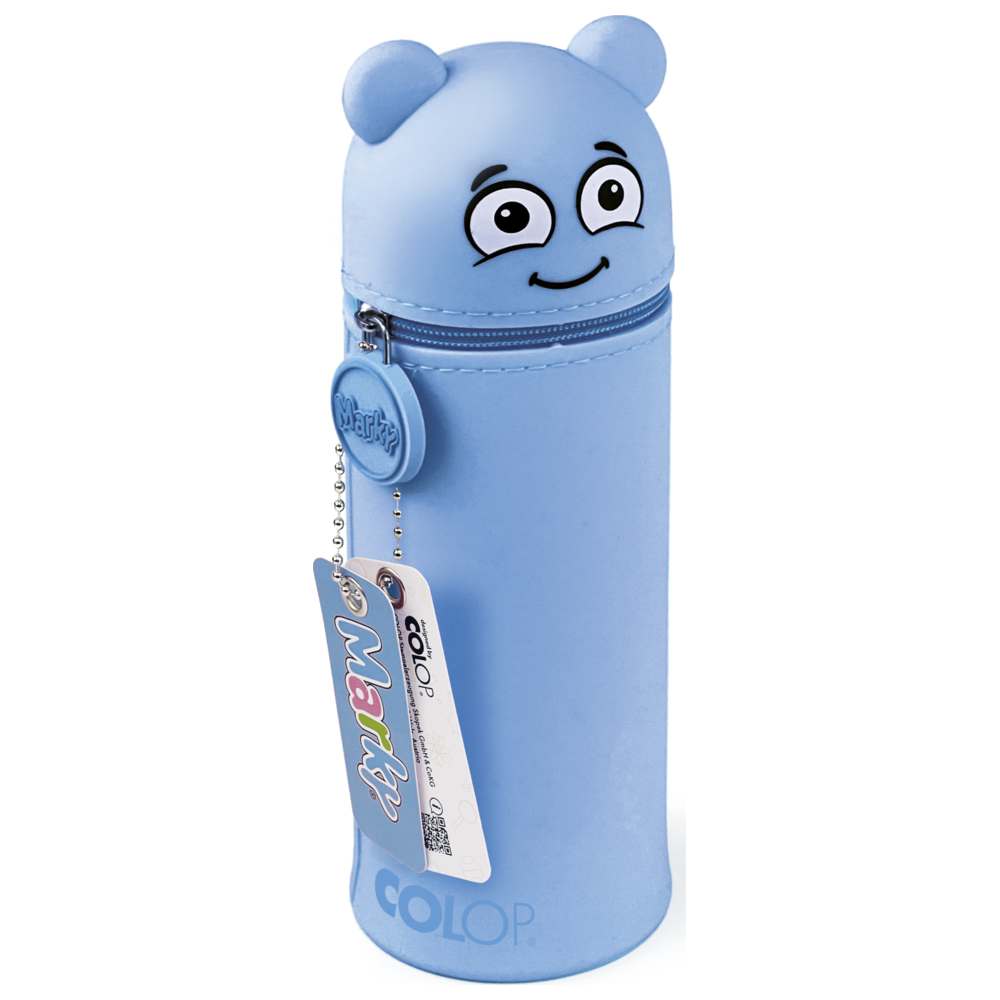 Mine Stamp - Marky Silicon Pencil Case - Blue