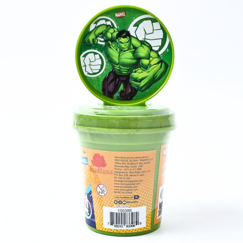 Marvel - Hulk Clay Dough with Figure Stamper - 85gm