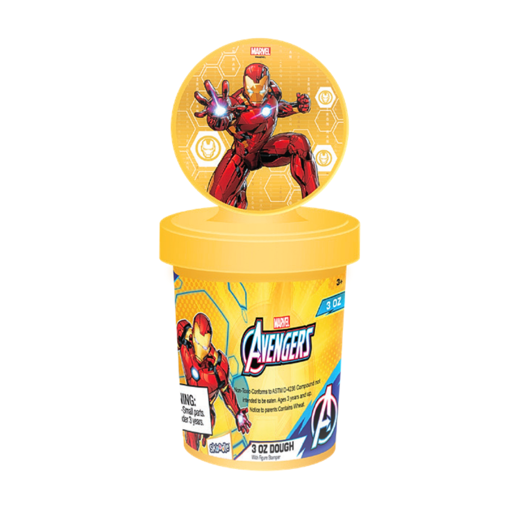 Marvel - Iron Man Clay Dough with Figure Stamper - 85gm