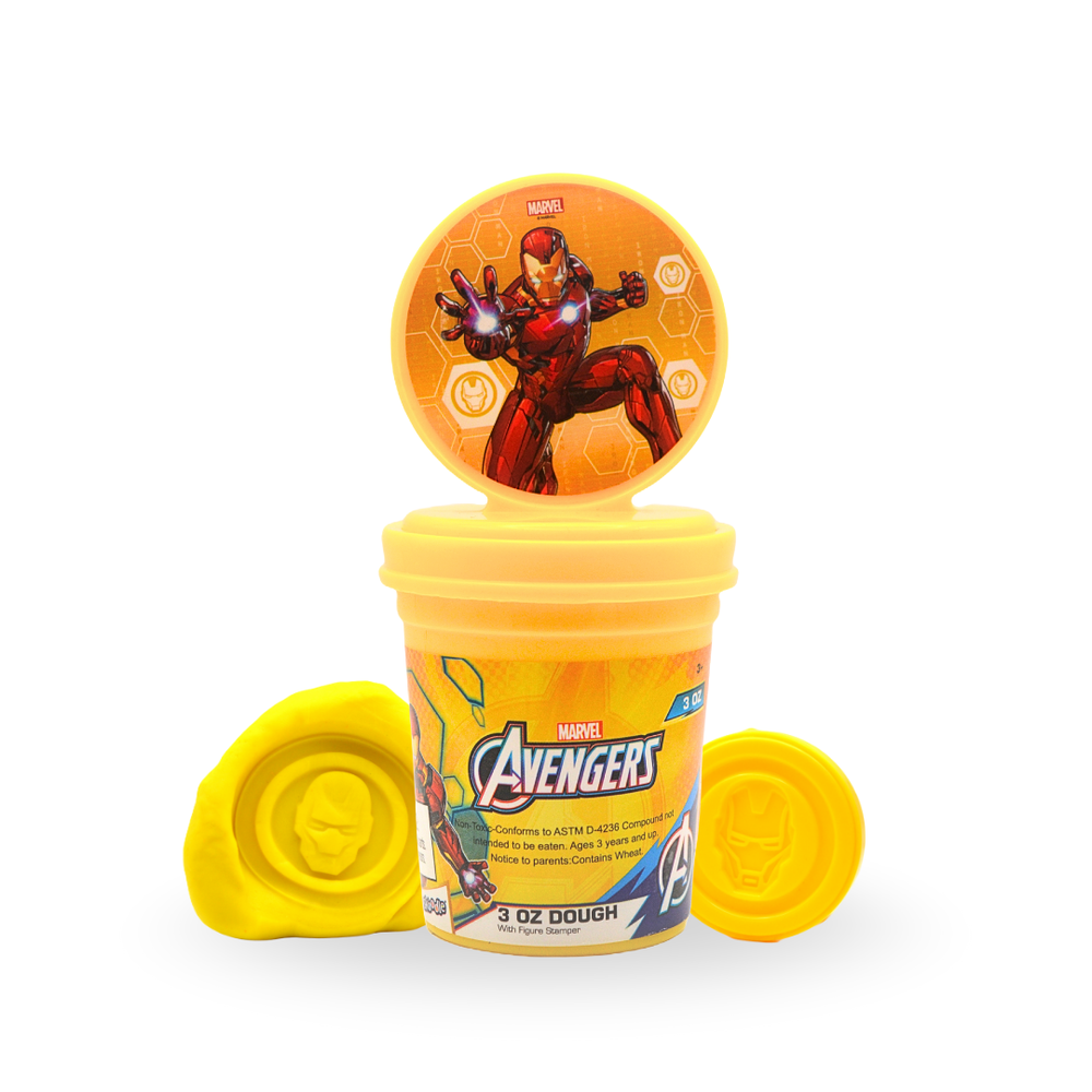 Marvel - Iron Man Clay Dough with Figure Stamper - 85gm