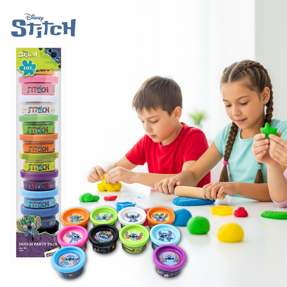 Disney - Stitch Dough Party Pack - 10pcs