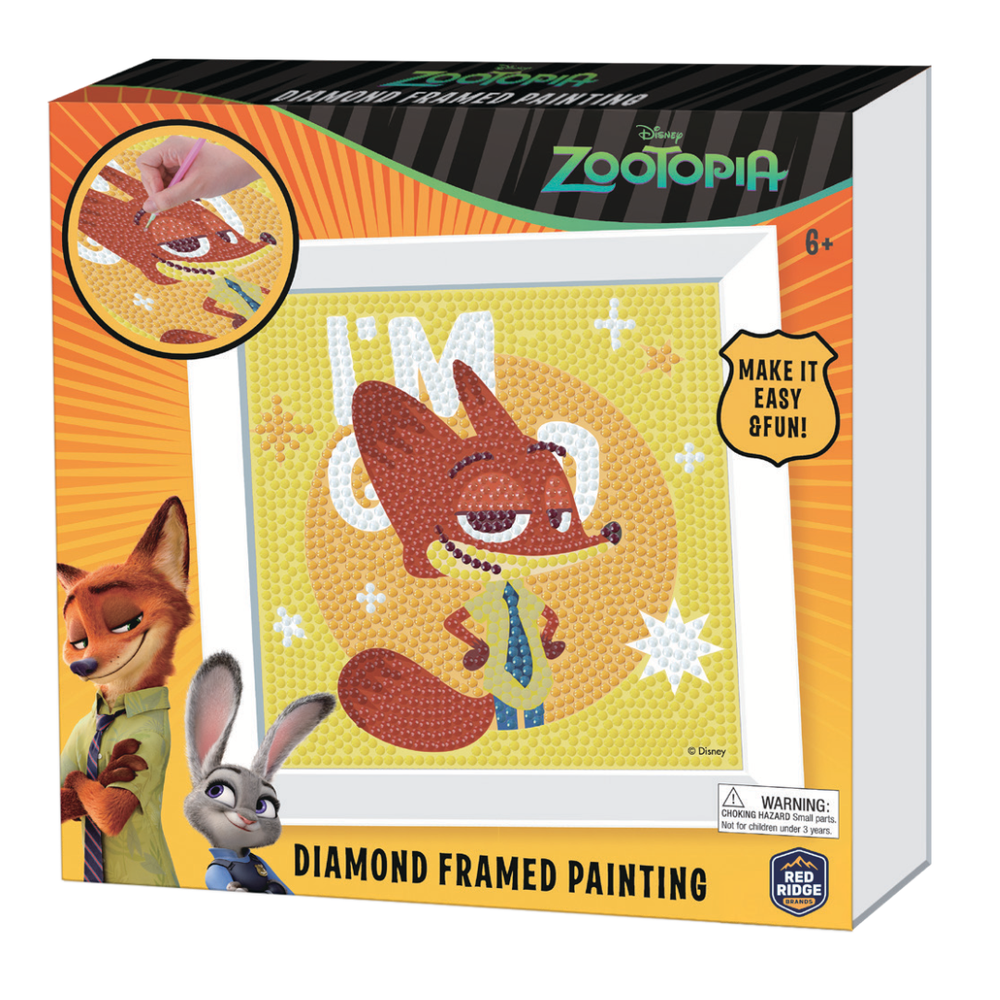 Disney - Zootopia Diamond Framed Painting Kit - Nick Wilde