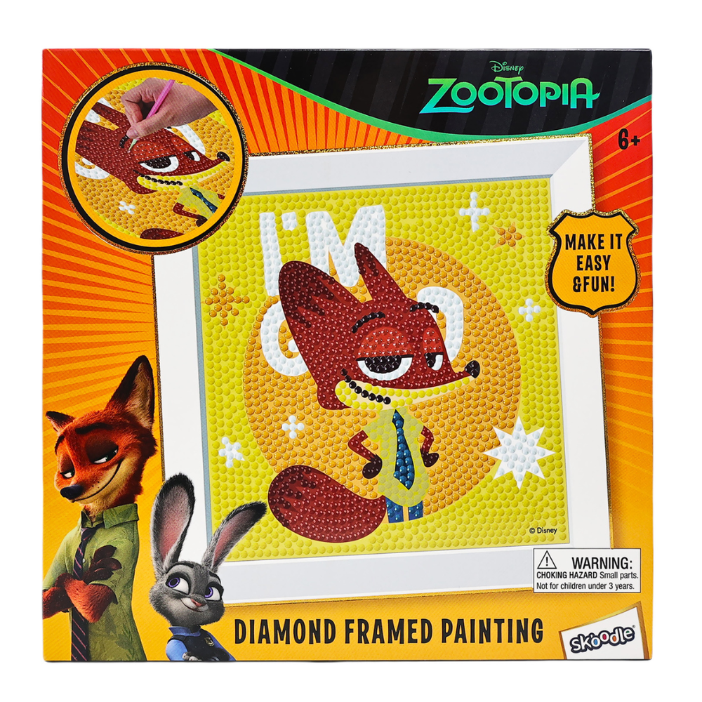 Disney - Zootopia Diamond Framed Painting Kit - Nick Wilde