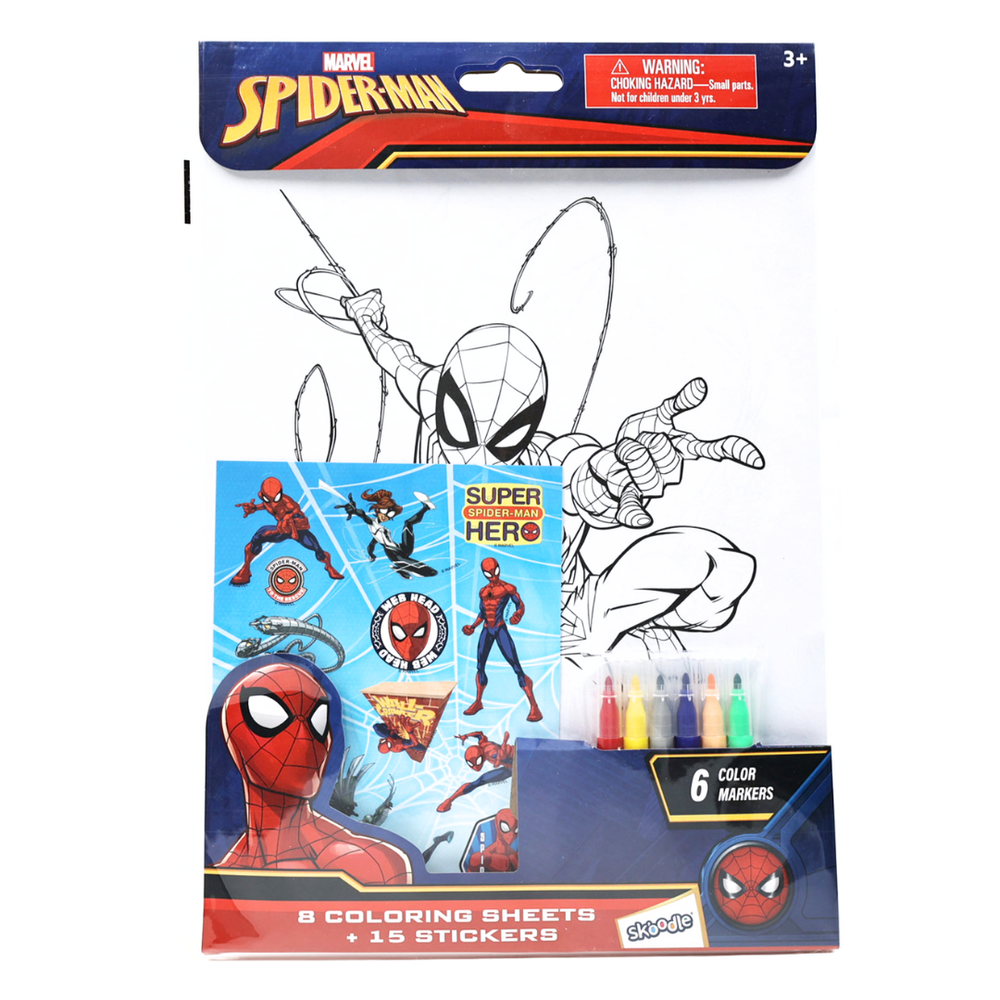 Marvel - Spider Man Coloring Sheets kit