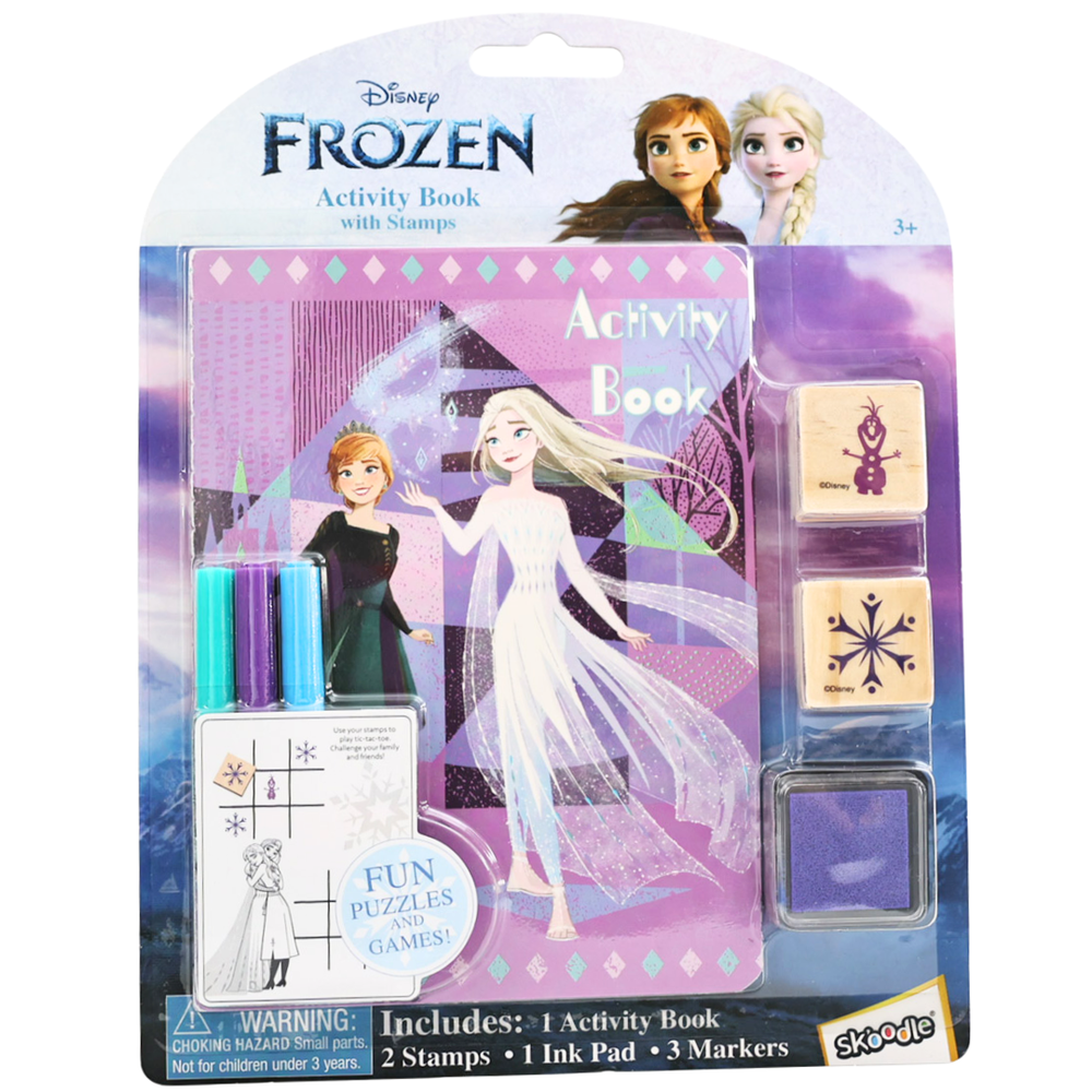 Disney - Frozen Activity Book with Wooden Stampers