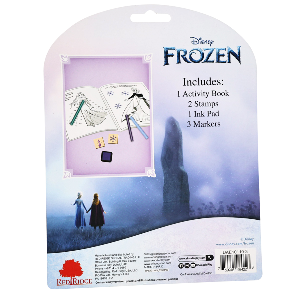Disney - Frozen Activity Book with Wooden Stampers