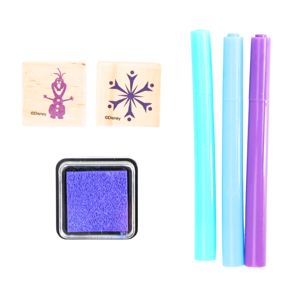 Disney - Frozen Activity Book with Wooden Stampers