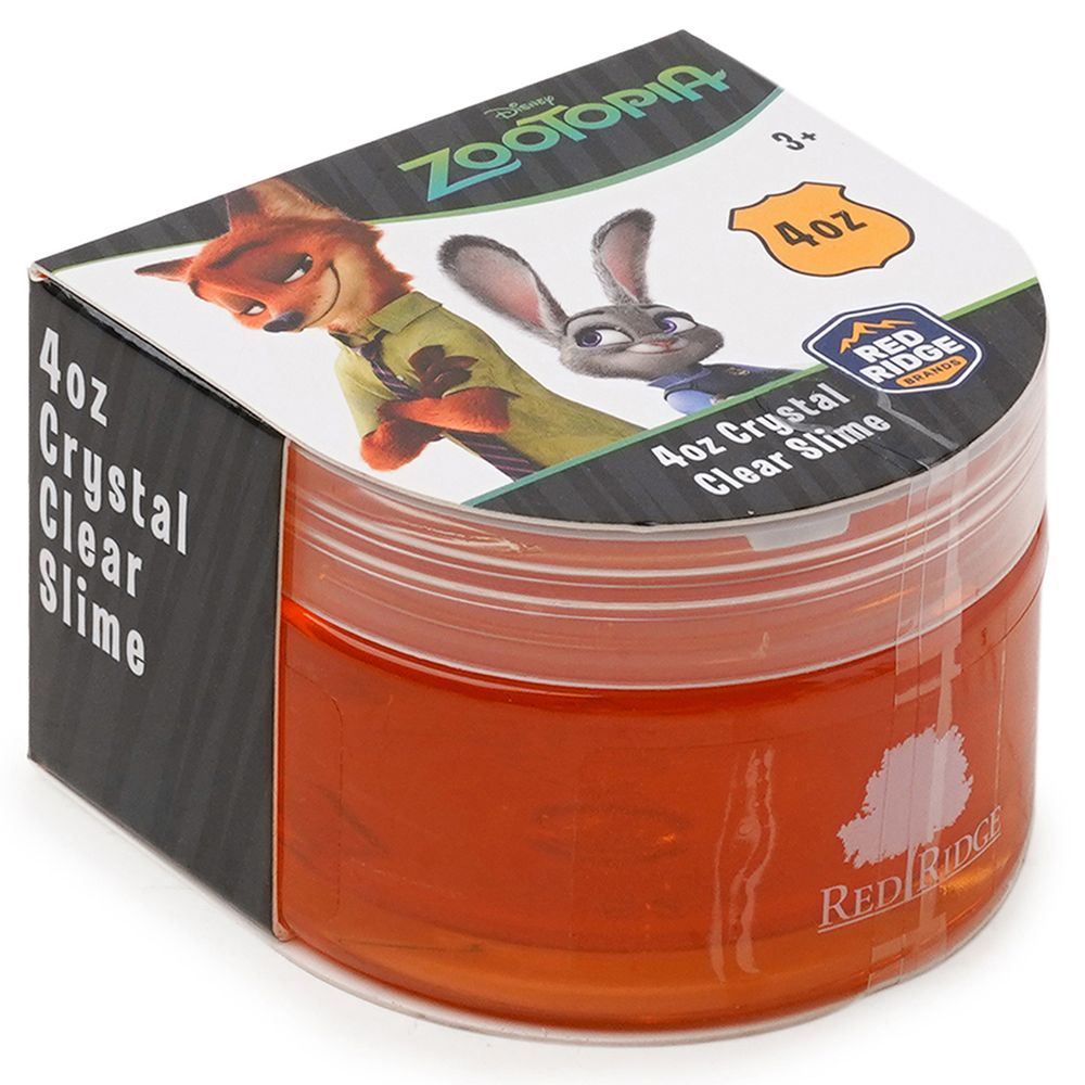 Slime Squad - Disney Zootopia Crystal Clear Slime - Orange - 118 ml