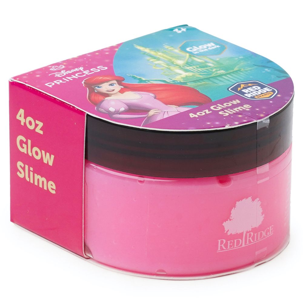 Slime Squad - Disney Princess Glow Slime - Pink - 118 ml